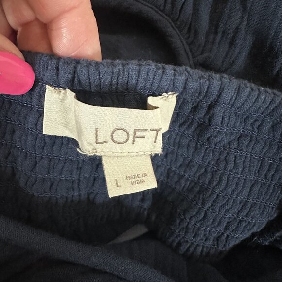 🧡 3 for $20 LOFT Navy Blue Midi Dress - Picture 8 of 11